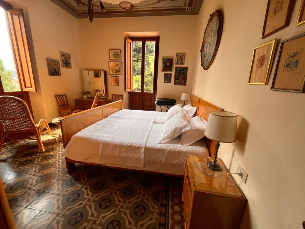 Cozy bedroom with natural light